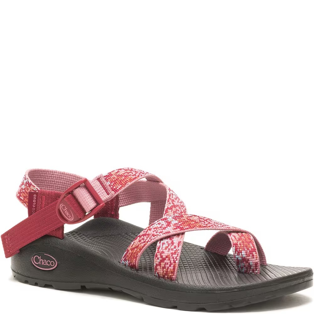 Chaco Women's Multi-Red Sandals (worn once sold with box)
